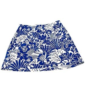 J McGlaughlin Skort Skirt Tennis Golf Pickleball Bluw M Preppy